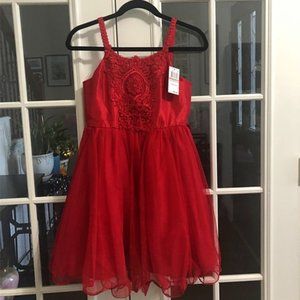 NEW Pink Violet Girls Party Formal Dress，Size 12